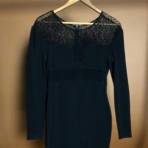 Vintage 90’s Body Con dress with mesh detail